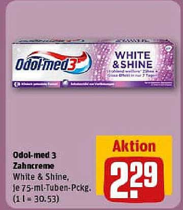 Odol-med 3 Zahnpasta White & Shine, 75 ml