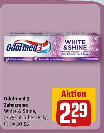 Odol-med 3 Zahnpasta White & Shine, 75 ml