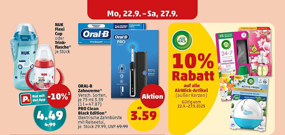 ORAL-B Zahnpasta 75ml oder PRO Clean Black Edition