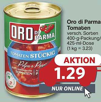 Oro di Parma Tomaten 400-g-Packung