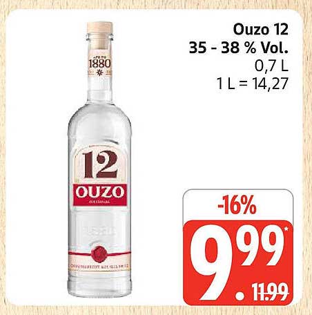 Ouzo 12 0,7 L – Erleben Sie den Geschmack Griechenlands!