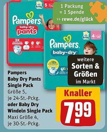 Pampers Baby Dry Pants Single Pack