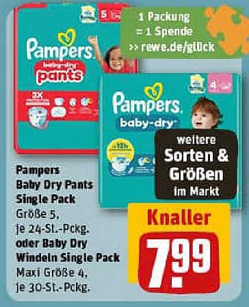 Pampers Baby Dry Pants Single Pack – Größe 5