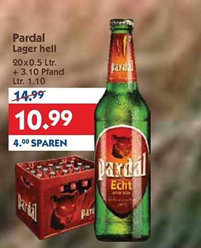 Pardal Lager hell 20x0,5 Ltr.