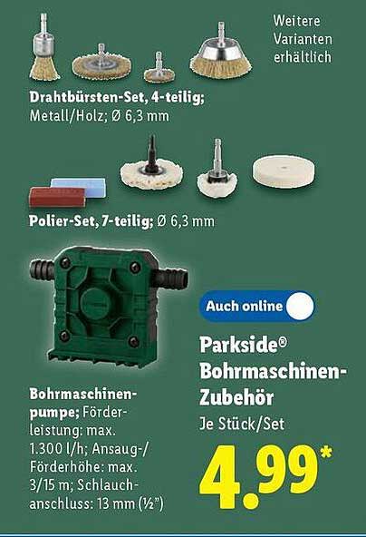 Parkside® Bohrmaschinen-Zubehör