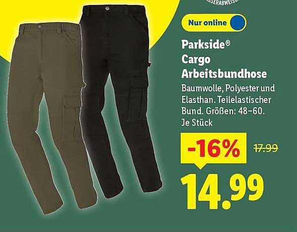 Parkside® Cargo Arbeitsbundhose