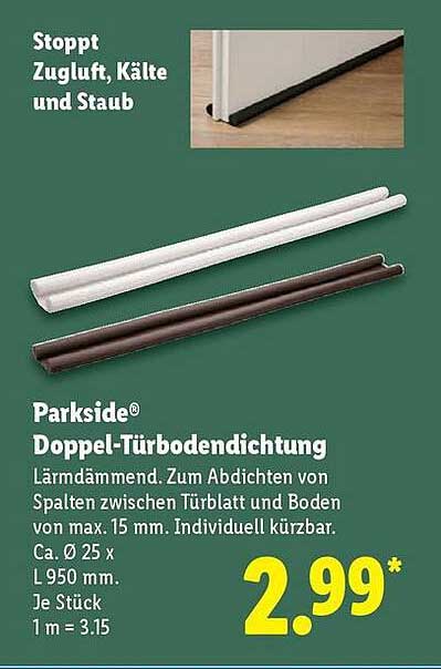 Parkside® Doppel-Türbodendichtung