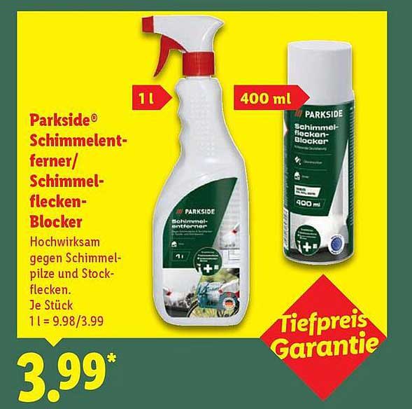 Parkside® Schimmelentferner/Schimmelflecken-Blocker 1 L