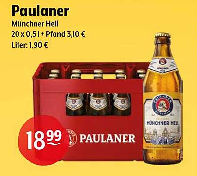 Paulaner Münchner Hell 20 x 0,5 l