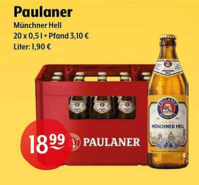 Paulaner Münchner Hell 20 x 0,5l