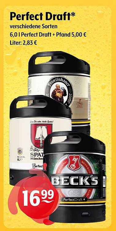 Perfect Draft* verschiedene Sorten 6,0 l