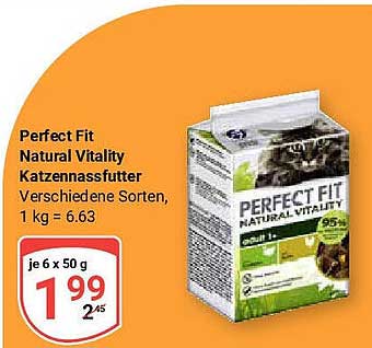 Perfect Fit Natural Vitality Katzennassfutter, verschiedene Sorten