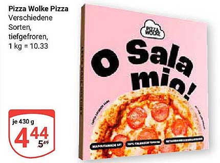 Pizza Wolke Pizza – Verschiedene Sorten
