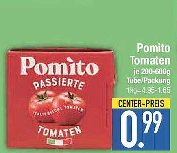 Pomito Passierte Tomaten je 200-600g Tube/Packung