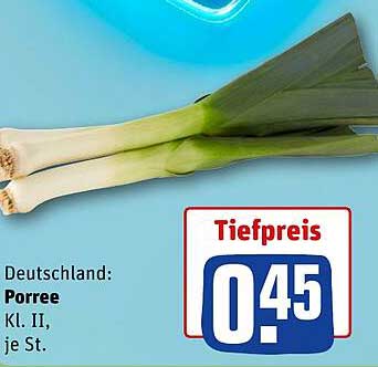 Porree (Lauch) Kl. II, je St.