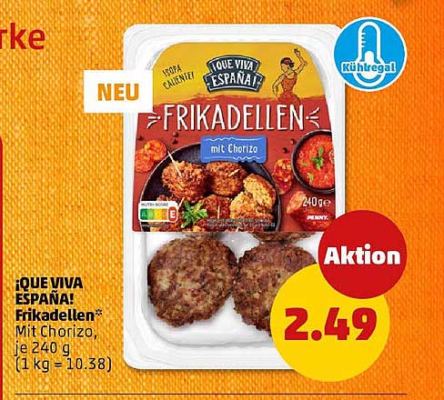 ¡QUE VIVA ESPAÑA! Frikadellen mit Chorizo, 240 g