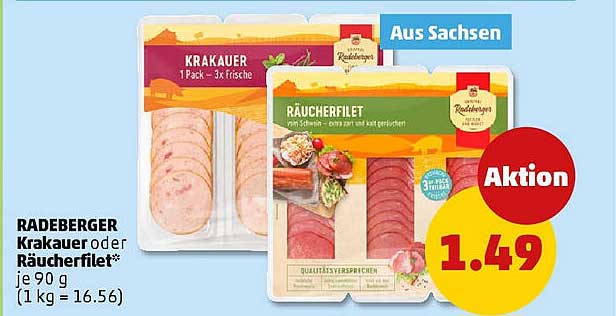 RADEBERGER Krakauer oder Räucherfilet