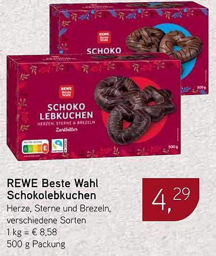 REWE Beste Wahl Schokolalekuchen 500 g