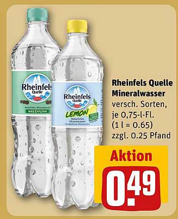 Rheinfels Quelle Mineralwasser - Aktionen für Frische und Genuss