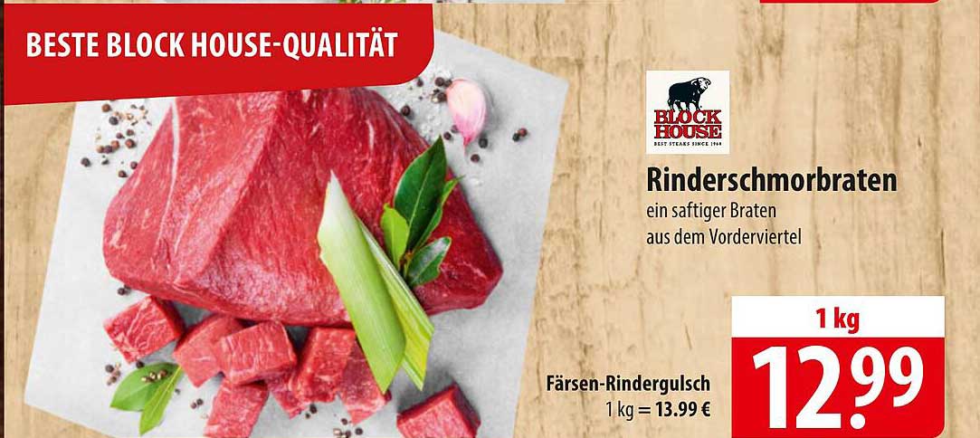 Rinds-Schmorbraten - beste Block House-Qualität
