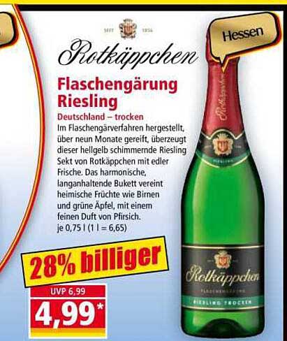 Rotkäppchen Flaschengärung Riesling trocken