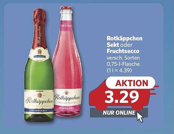 Rotkäppchen Sekt oder Fruchtsecco - Verschiedene Sorten 0,75-l-Flasche