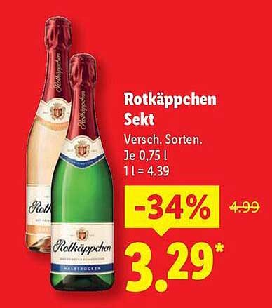 Rotkäppchen Sekt – Verschiedene Sorten, 0,75 l