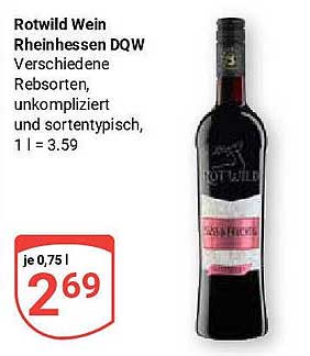 Rotwild Wein Rheinhesse DQW - Unkomplizierte Genussvielfalt