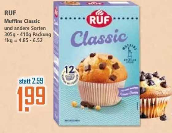 RUF Muffins Classic und andere Sorten 305g - 410g Packung