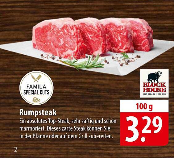 Rumpsteak - Ein absolutes Top-Steak, sehr saftig und schön marmoriert