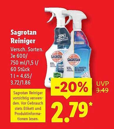 Sagrotan Reiniger - Verschiedene Sorten