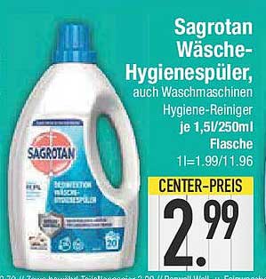 Sagrotan Wäschereiniger 1,5L/250ml Flasche