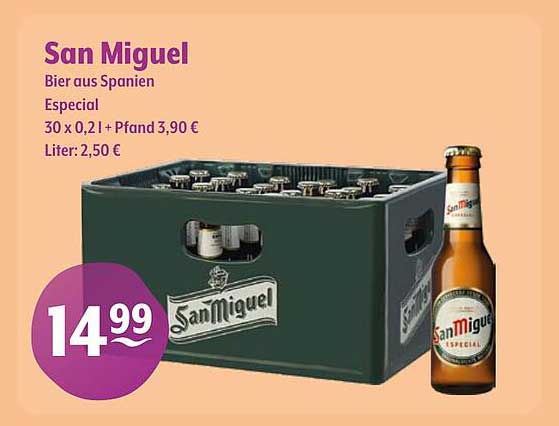 San Miguel Bier aus Spanien