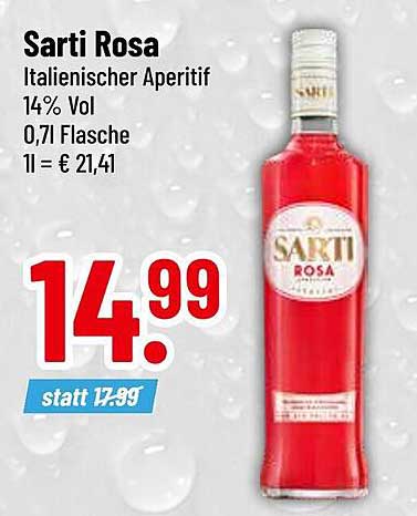 Sarti Rosa - Italienischer Aperitif 0,7L