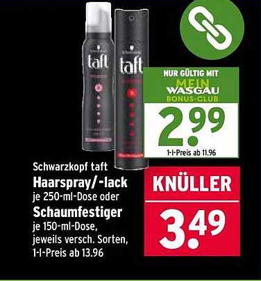 Schwarzkopf Taft Haarspray/-lack und Schaumfestiger