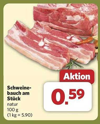 Schweinebauch am Stück