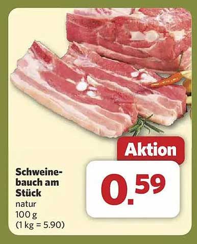 Schweinebauch am Stück
