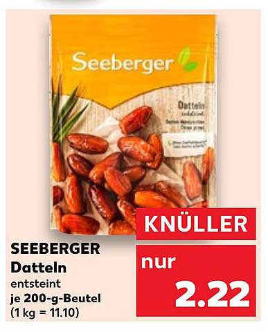 SEEGER Datteln 200-g-Beutel