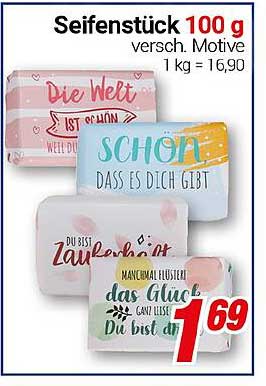 Seifenstück 100 g versch. Motive