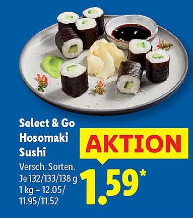 Select & Go Hosomaki Sushi