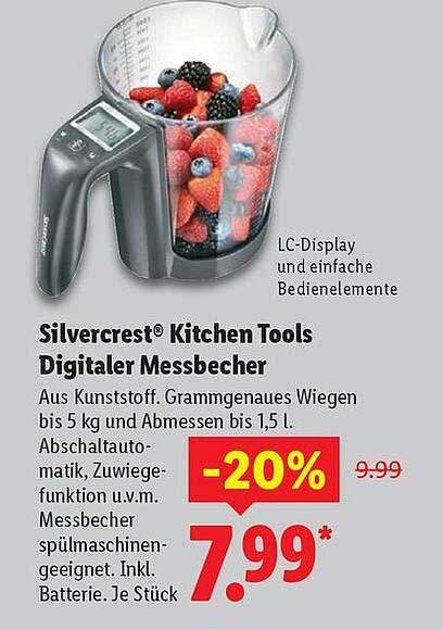Silvercrest® Kitchen Tools Digitaler Messbecher
