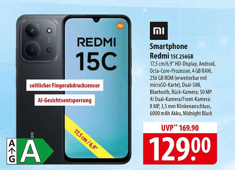 Smartphone Redmi 15C 256GB