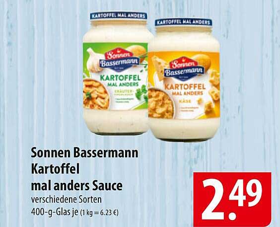 Sonnen Bassermann Kartoffel mal anders Sauce - verschiedene Sorten