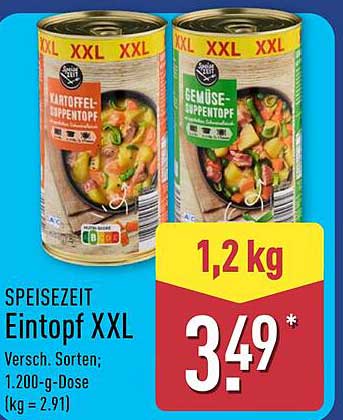 SPEISEZEIT Eintopf XXL - Verschiedene Sorten