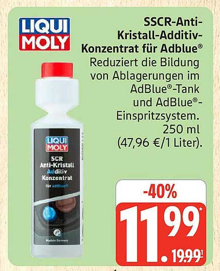 SSCR-Anti-Kristall-Additiv-Konzentrat für AdBlue®