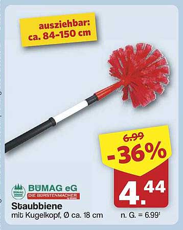 Staubbiene mit Kugelkopf, Ø ca. 18 cm - jetzt zum Vorteilspreis!
