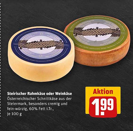 Steirischer Rahmkäse oder Weinkäse