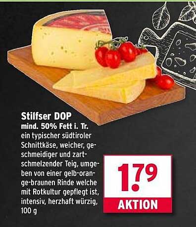 Stilfser DOP Käse - Aktion vom 22.09.2025 bis 27.09.2025