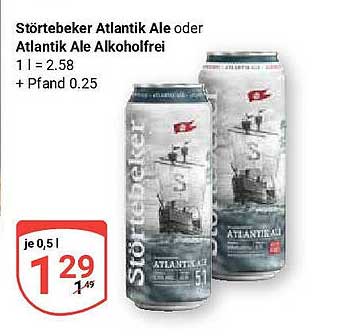 Störtebeker Atlantik Ale oder Atlantik Ale Alkoholfrei