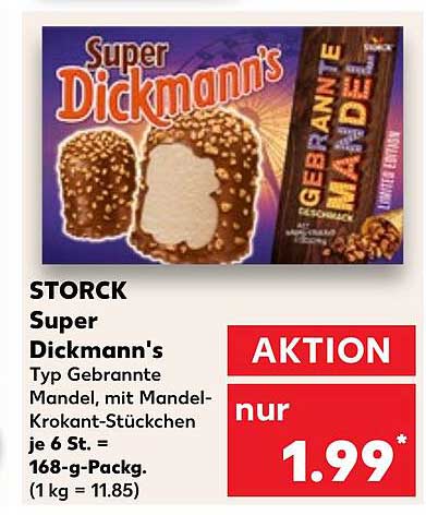 Super Dickmann's Typ Gebrannte Mandeln